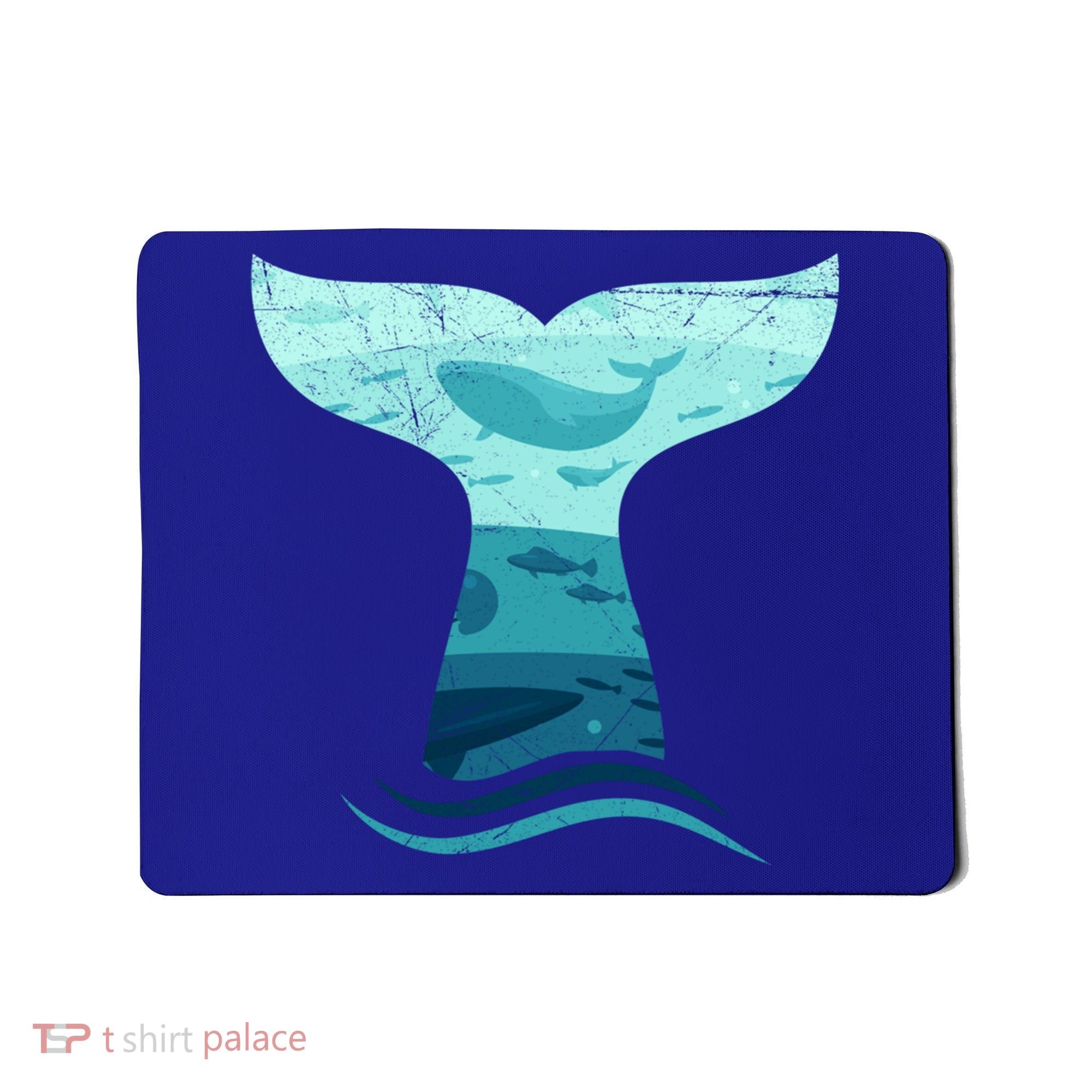 Whale Tail In Waves Orca Ocean Cute Gift Mousepad