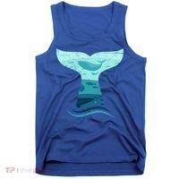 Whale Tail In Waves Orca Ocean Cute Gift Tank Top thumb 0