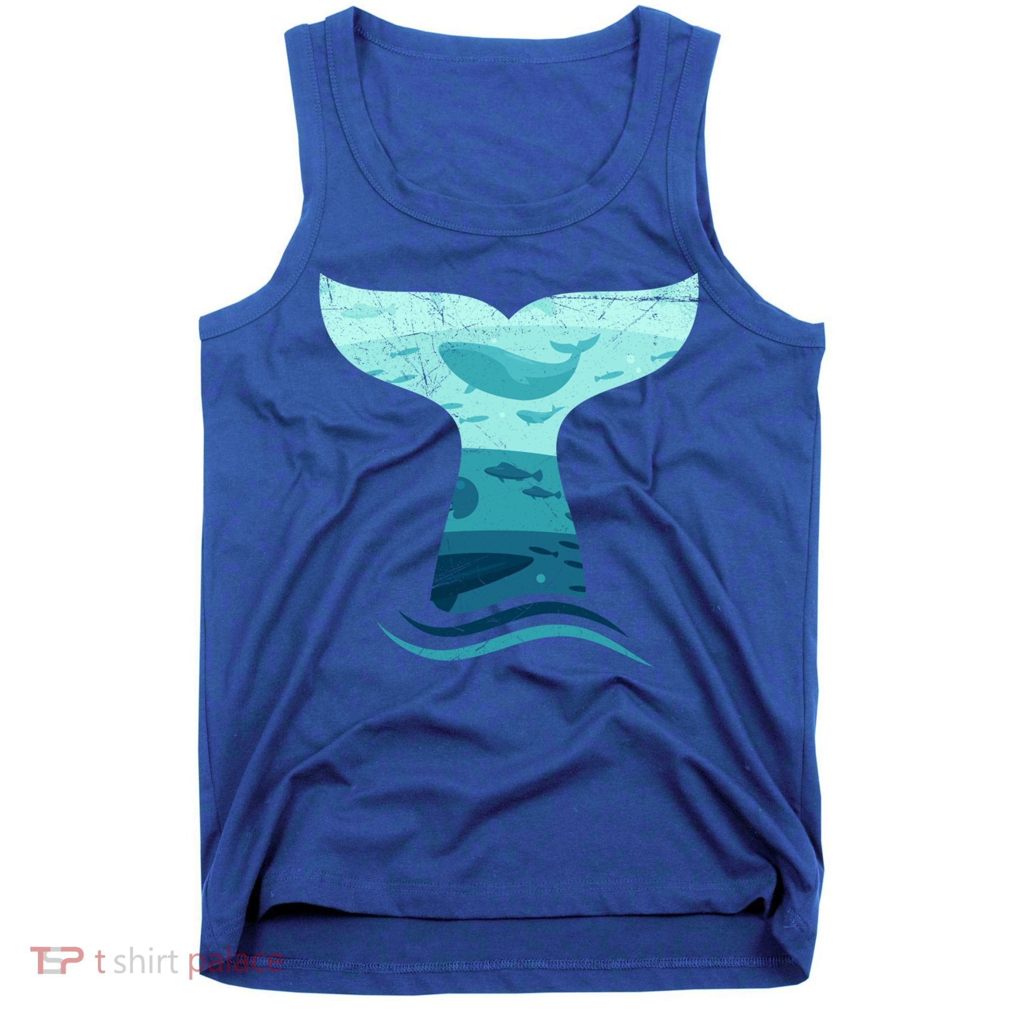 Whale Tail In Waves Orca Ocean Cute Gift Tank Top