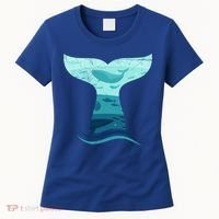 Whale Tail In Waves Orca Ocean Cute Gift Women's T-Shirt thumb 0