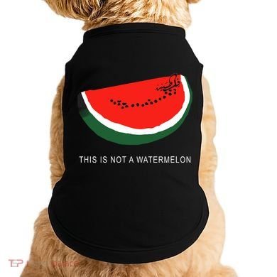 Watermelon This Is Not A Watermelon Palestine Collection Doggie Tank