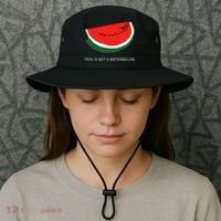 Watermelon This Is Not A Watermelon Palestine Collection Bucket Hat thumb 3