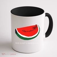 Watermelon This Is Not A Watermelon Palestine Collection Coffee Mug thumb 1