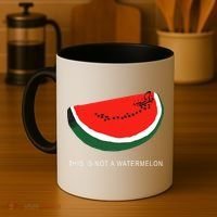 Watermelon This Is Not A Watermelon Palestine Collection Coffee Mug thumb 4