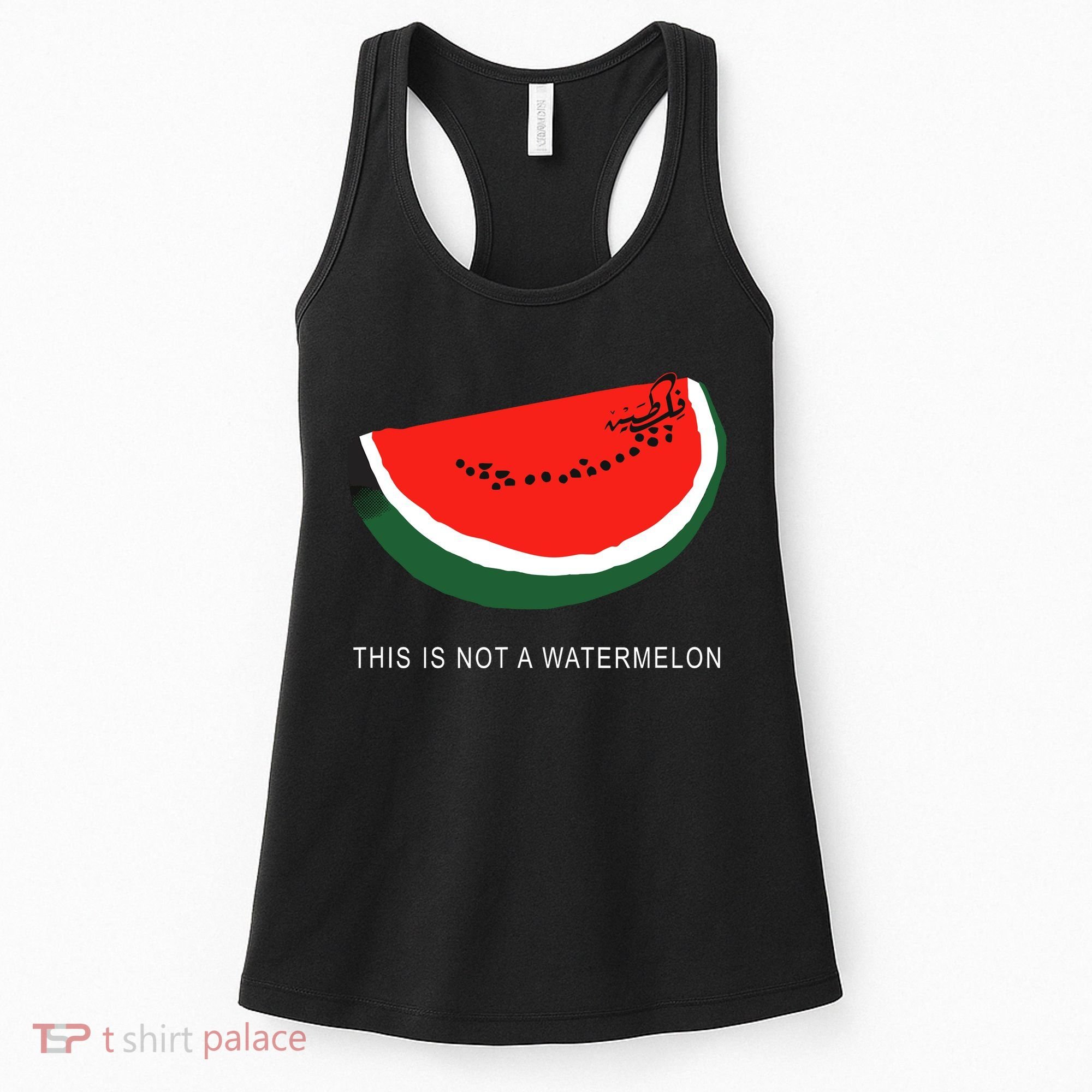 Watermelon This Is Not A Watermelon Palestine Collection Women's Tank Top