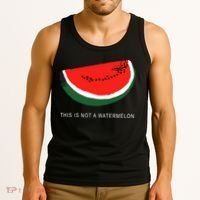 Watermelon This Is Not A Watermelon Palestine Collection Tank Top thumb 3