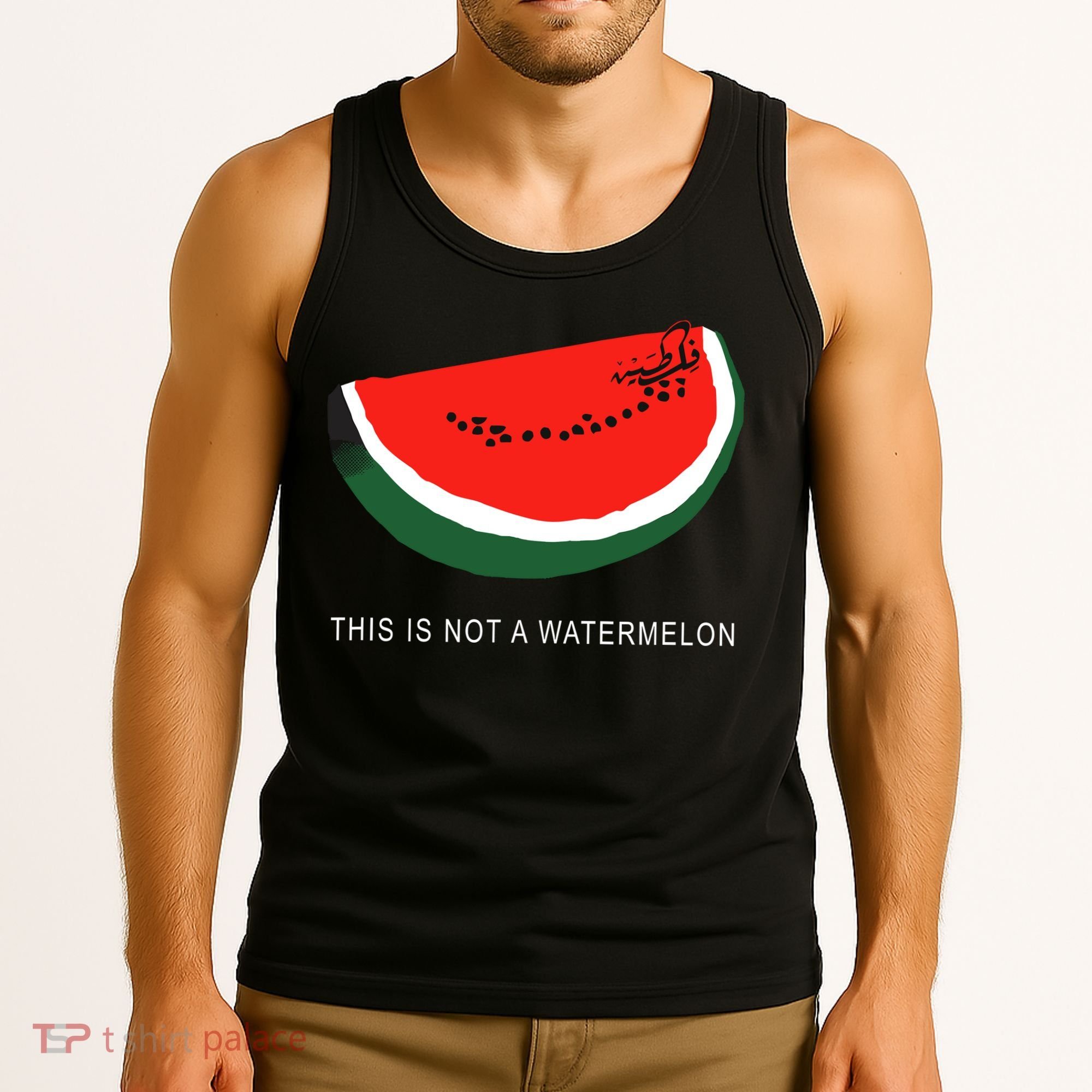 Watermelon This Is Not A Watermelon Palestine Collection Tank Top