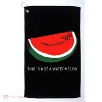Watermelon This Is Not A Watermelon Palestine Collection Golf Towel thumb 0