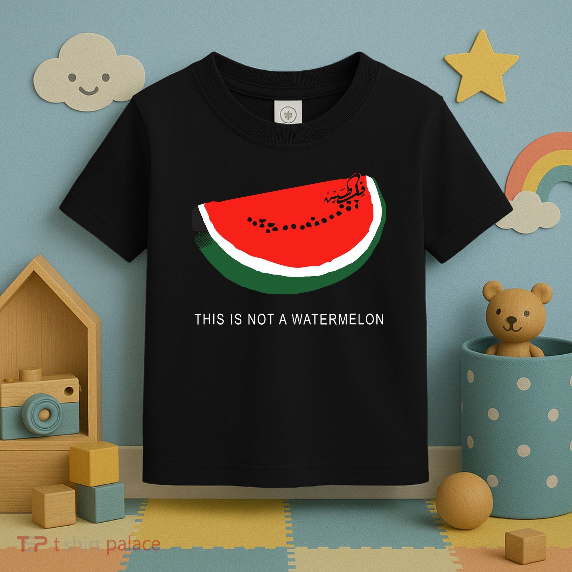 Watermelon This Is Not A Watermelon Palestine Collection Toddler T-Shirt