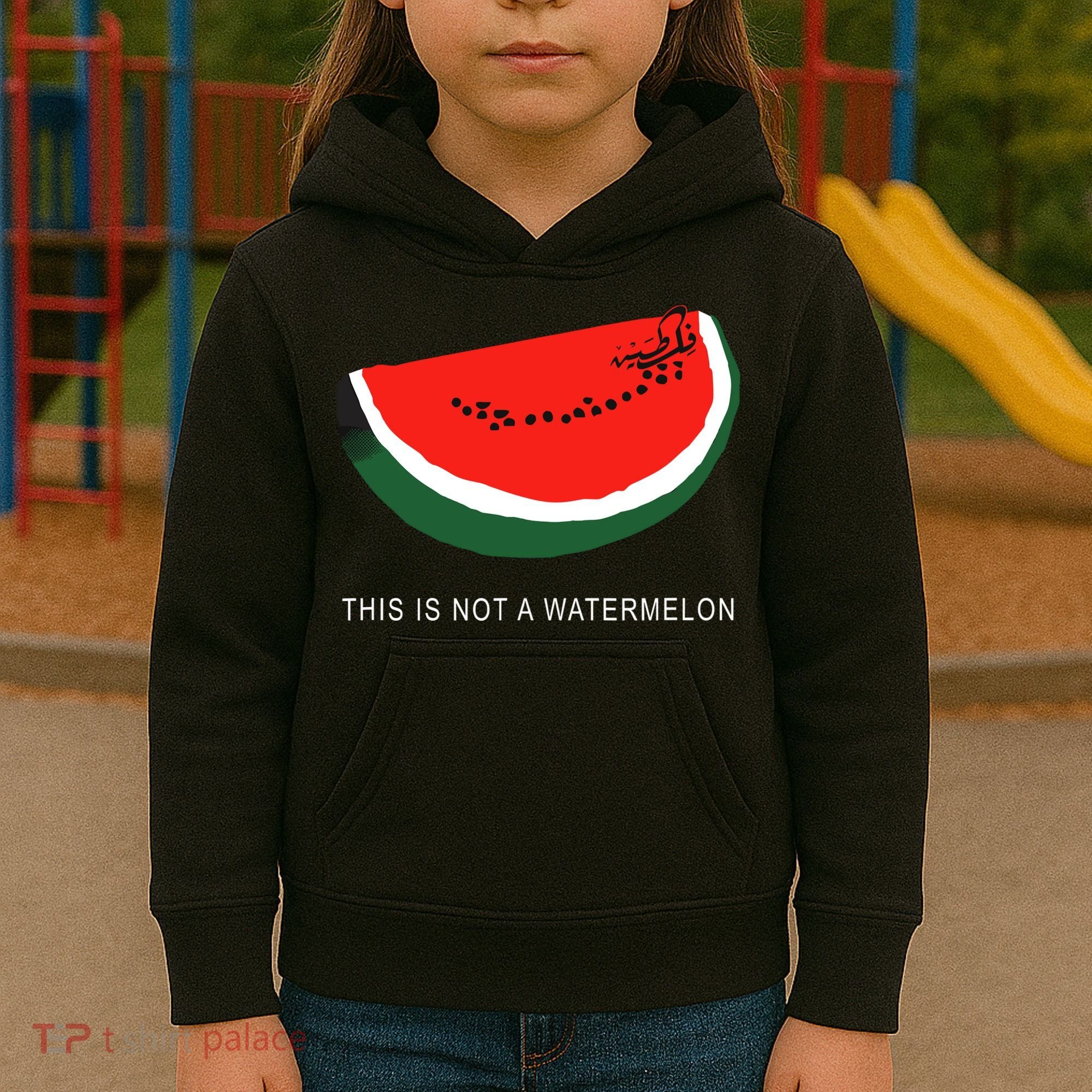 Watermelon This Is Not A Watermelon Palestine Collection Kids Hoodie