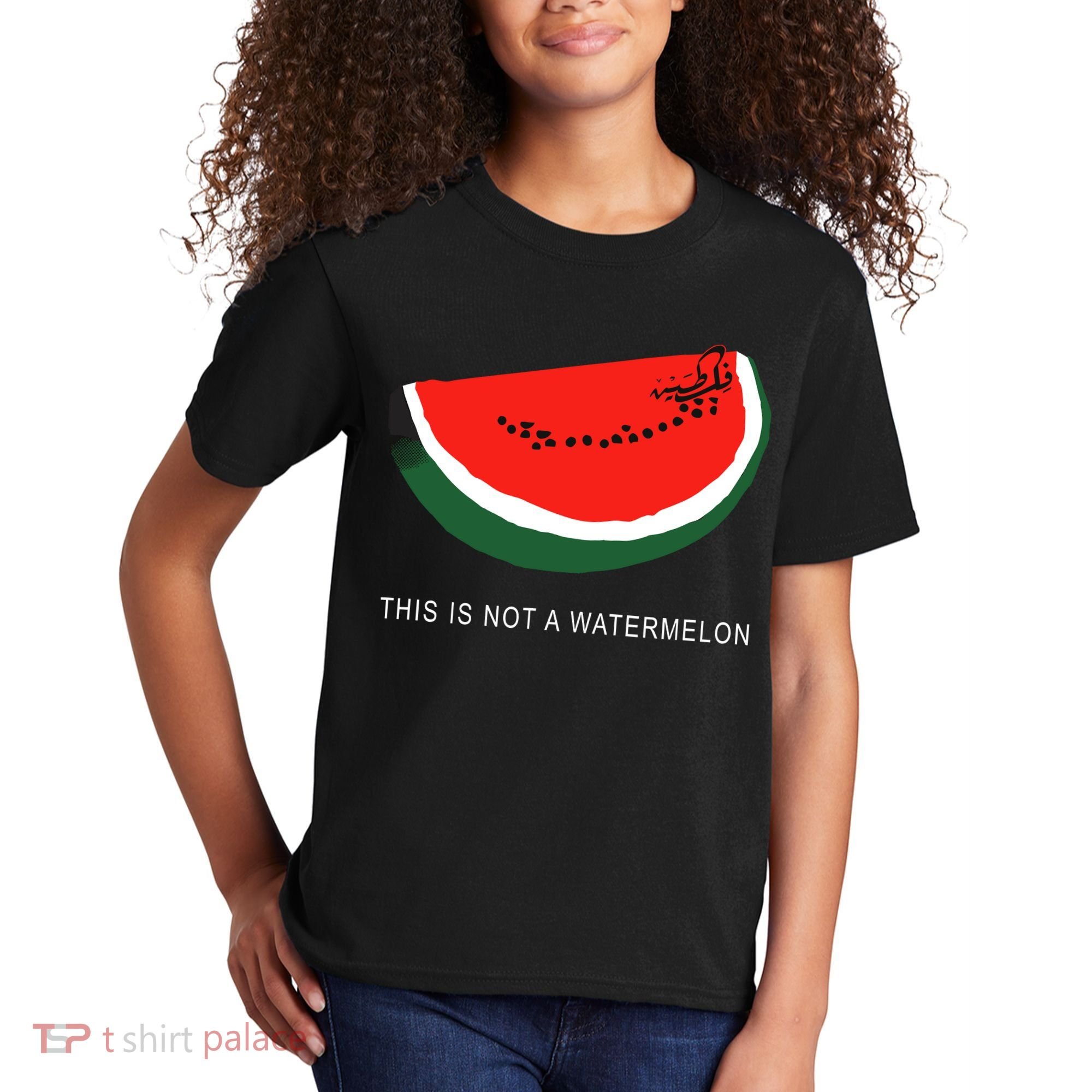 Watermelon This Is Not A Watermelon Palestine Collection Kids T-Shirt