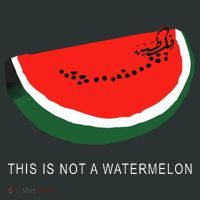 Watermelon This Is Not A Watermelon Palestine Collection Infant Baby Jersey Bodysuit thumb 2