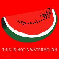 Watermelon This Is Not A Watermelon Palestine Collection Santa Hat thumb 1