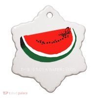 Watermelon This Is Not A Watermelon Palestine Collection Ceramic Ornament thumb 0