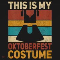 Womens This Is My Oktoberfest Costume Women German Dirndl Outfit Women's Hoodie thumb 2