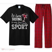 Wine Tasting Is My Favorite Sport Pajama Set thumb 0
