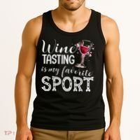 Wine Tasting Is My Favorite Sport Tank Top thumb 3