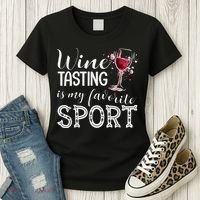 Wine Tasting Is My Favorite Sport Women's T-Shirt thumb 3