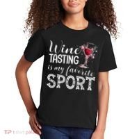 Wine Tasting Is My Favorite Sport Kids T-Shirt thumb 2