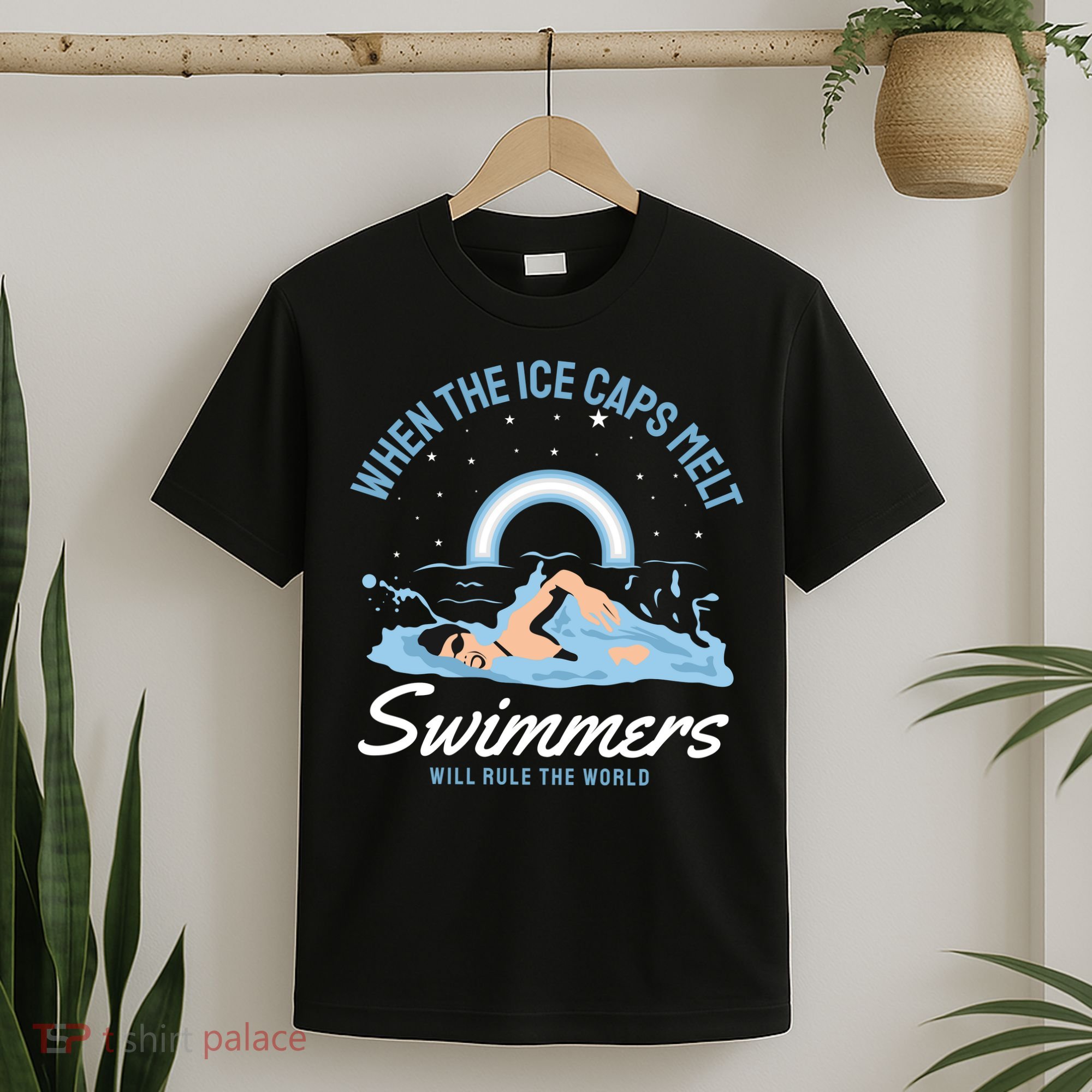 When The Ice Caps Melt Swimmers Will Rule The World T-Shirt