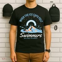 When The Ice Caps Melt Swimmers Will Rule The World T-Shirt thumb 6