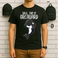 Well This Is Orcaward Orca Killer Whale Lover T-Shirt thumb 6