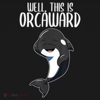 Well This Is Orcaward Orca Killer Whale Lover Kids Hoodie thumb 5