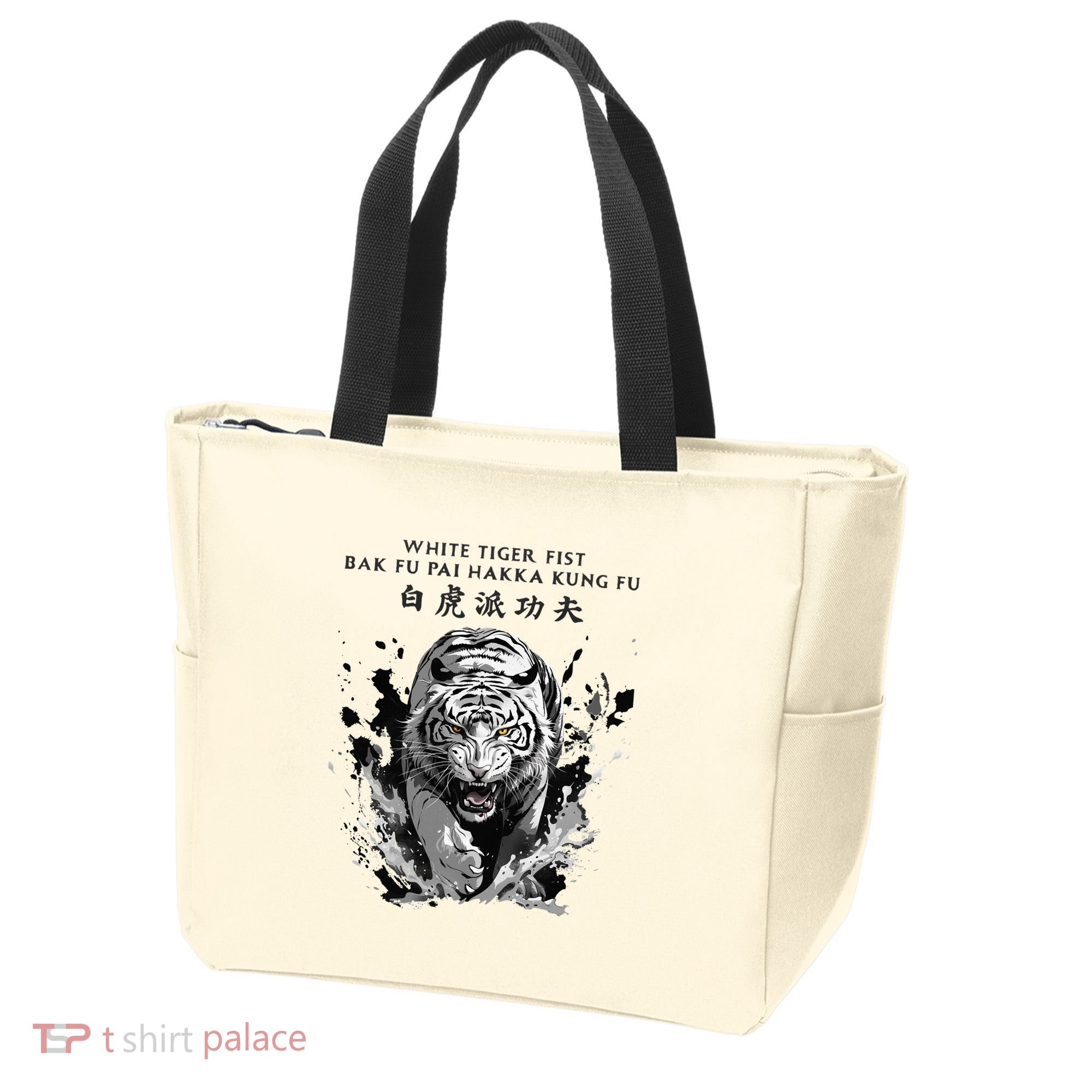 White Tiger Kung Fu Bak Fu Pai Tote Bag