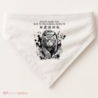 White Tiger Kung Fu Bak Fu Pai USA-Made Doggie Bandana thumb 0