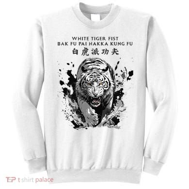 White Tiger Kung Fu Bak Fu Pai Sweatshirt