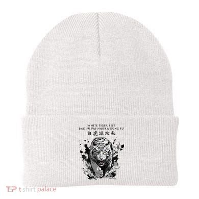 White Tiger Kung Fu Bak Fu Pai Beanie