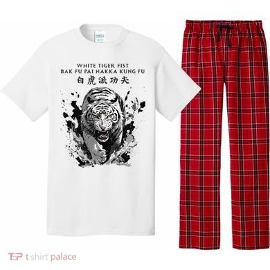 White Tiger Kung Fu Bak Fu Pai Pajama Set