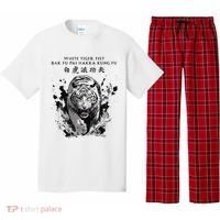 White Tiger Kung Fu Bak Fu Pai Pajama Set thumb 0