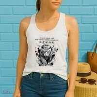 White Tiger Kung Fu Bak Fu Pai Women's Tank Top thumb 2