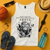 White Tiger Kung Fu Bak Fu Pai Tank Top thumb 4