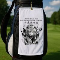 White Tiger Kung Fu Bak Fu Pai Golf Towel thumb 2
