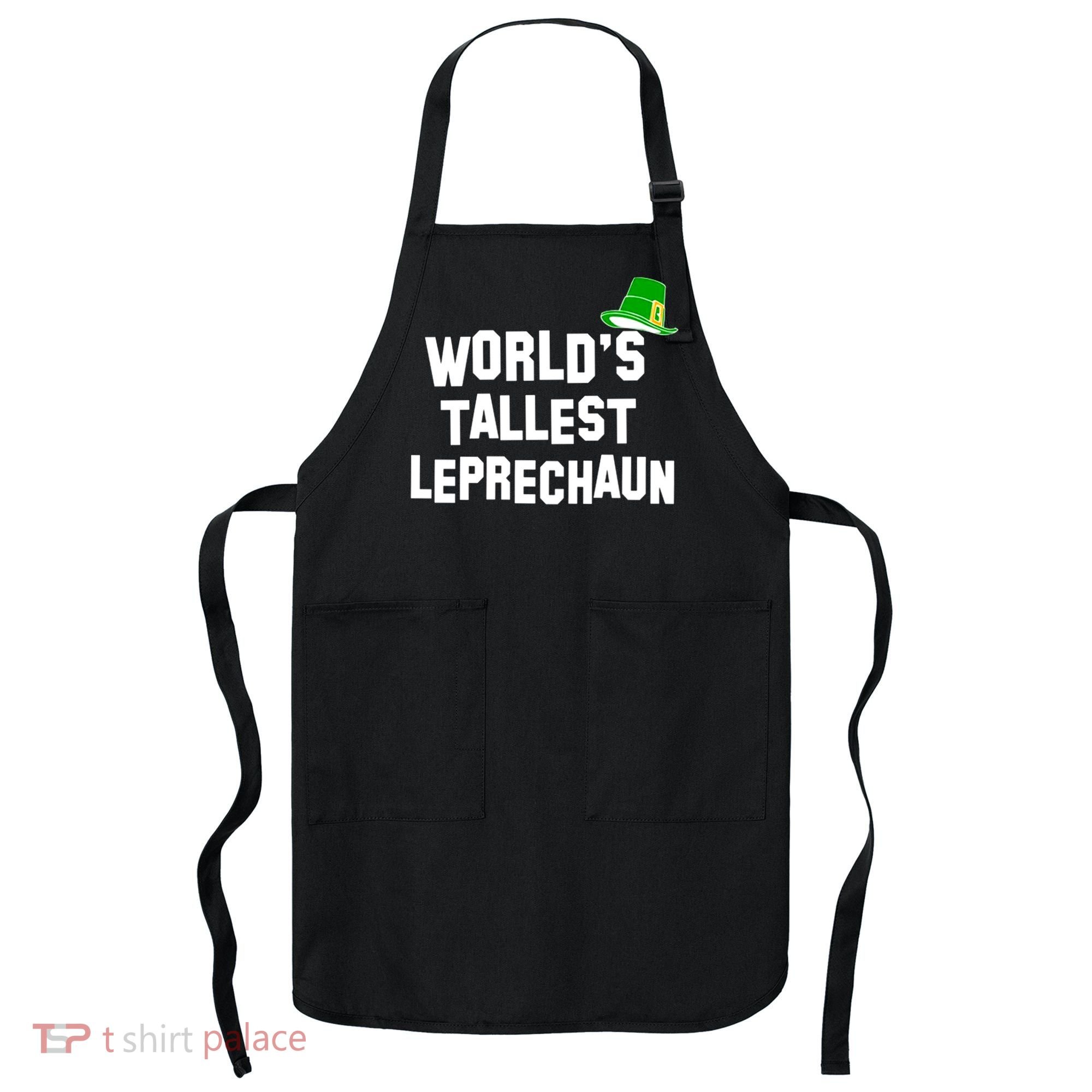 World's Tallest Leprechaun Funny Apron