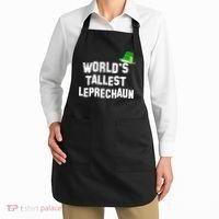 World's Tallest Leprechaun Funny Apron thumb 2