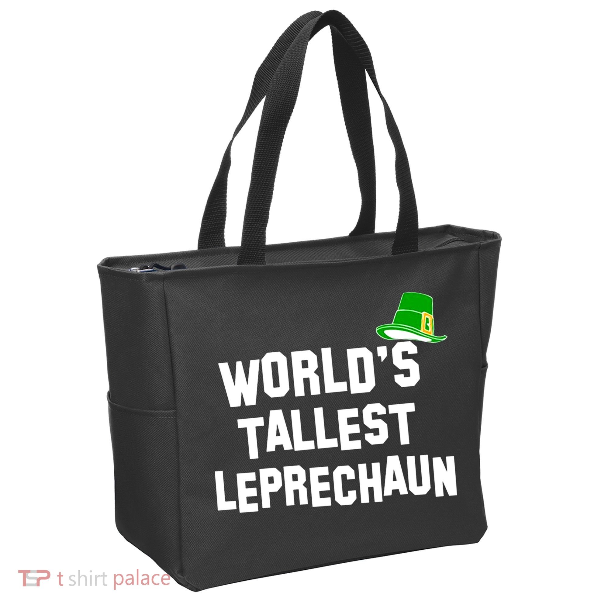 World's Tallest Leprechaun Funny Tote Bag