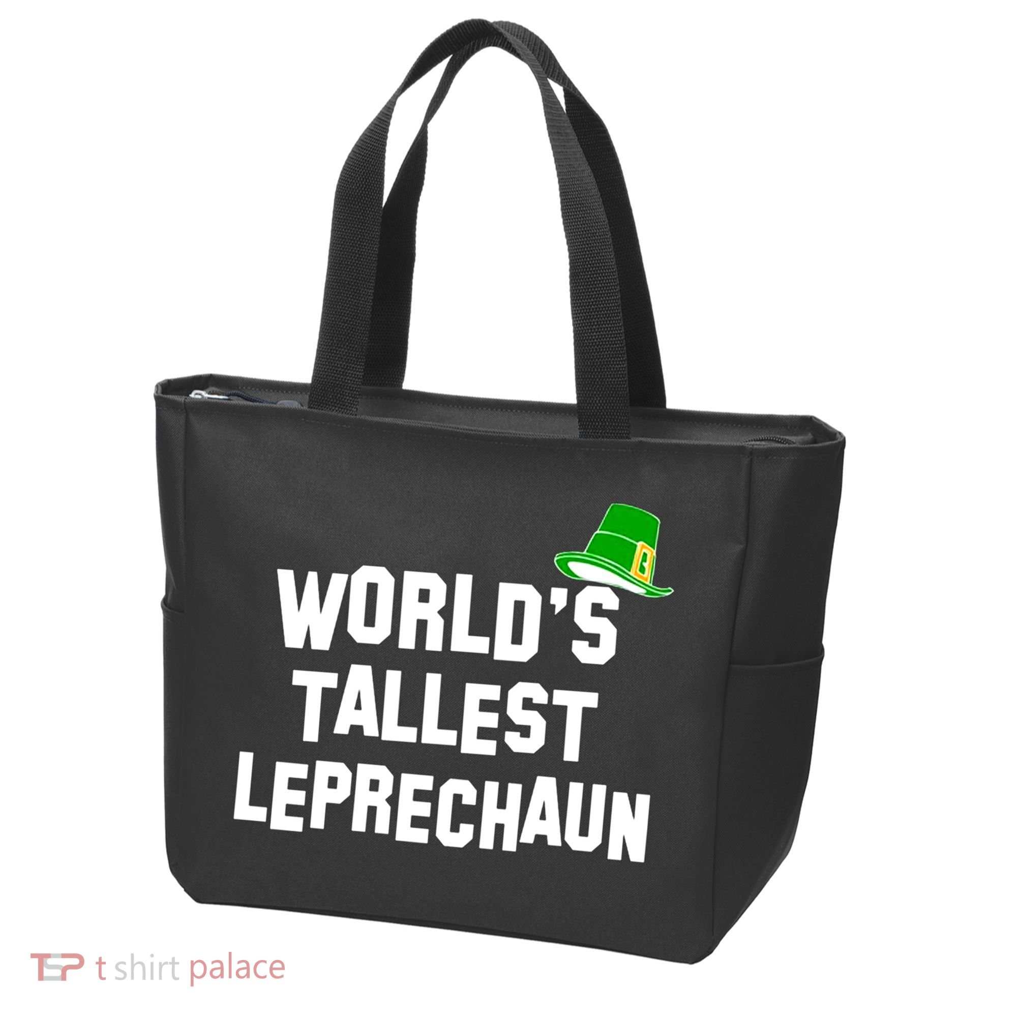 World's Tallest Leprechaun Funny Tote Bag