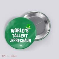 World's Tallest Leprechaun Funny Button thumb 0