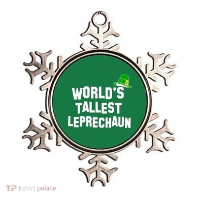 World's Tallest Leprechaun Funny Ornament