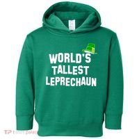 World's Tallest Leprechaun Funny Toddler Hoodie thumb 0