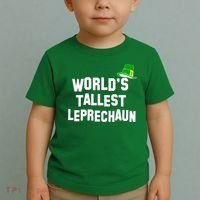 World's Tallest Leprechaun Funny Toddler T-Shirt thumb 2