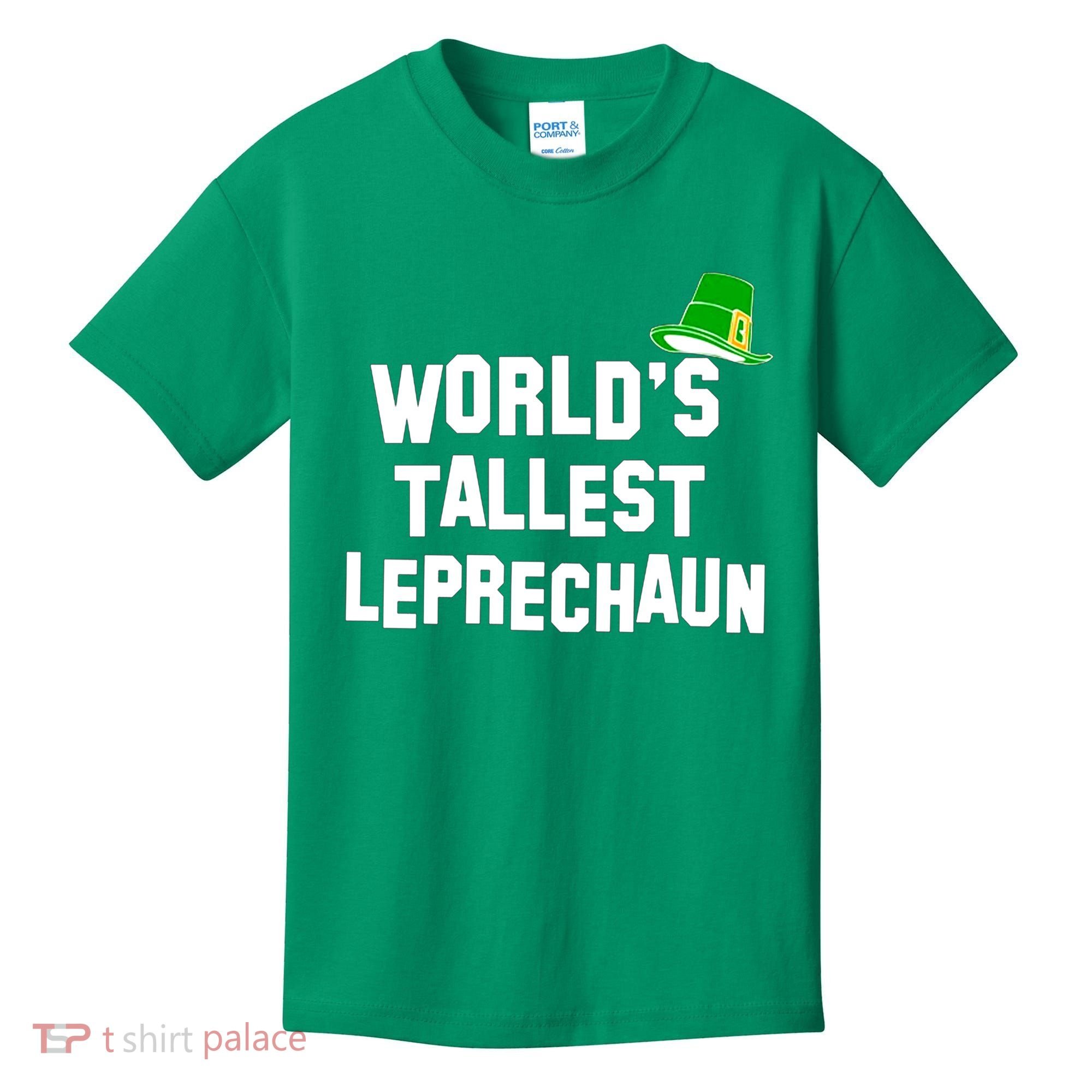 World's Tallest Leprechaun Funny Kids T-Shirt