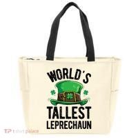 World's Tallest Leprechaun St Patricks Day Funny Gift Meaningful Gift Tote Bag thumb 0