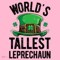 World's Tallest Leprechaun St Patricks Day Funny Gift Meaningful Gift Coaster thumb 2