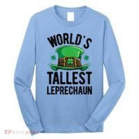 World's Tallest Leprechaun St Patricks Day Funny Gift Meaningful Gift Long Sleeve Shirt thumb 0