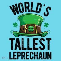 World's Tallest Leprechaun St Patricks Day Funny Gift Meaningful Gift Kids Long Sleeve Shirt thumb 2