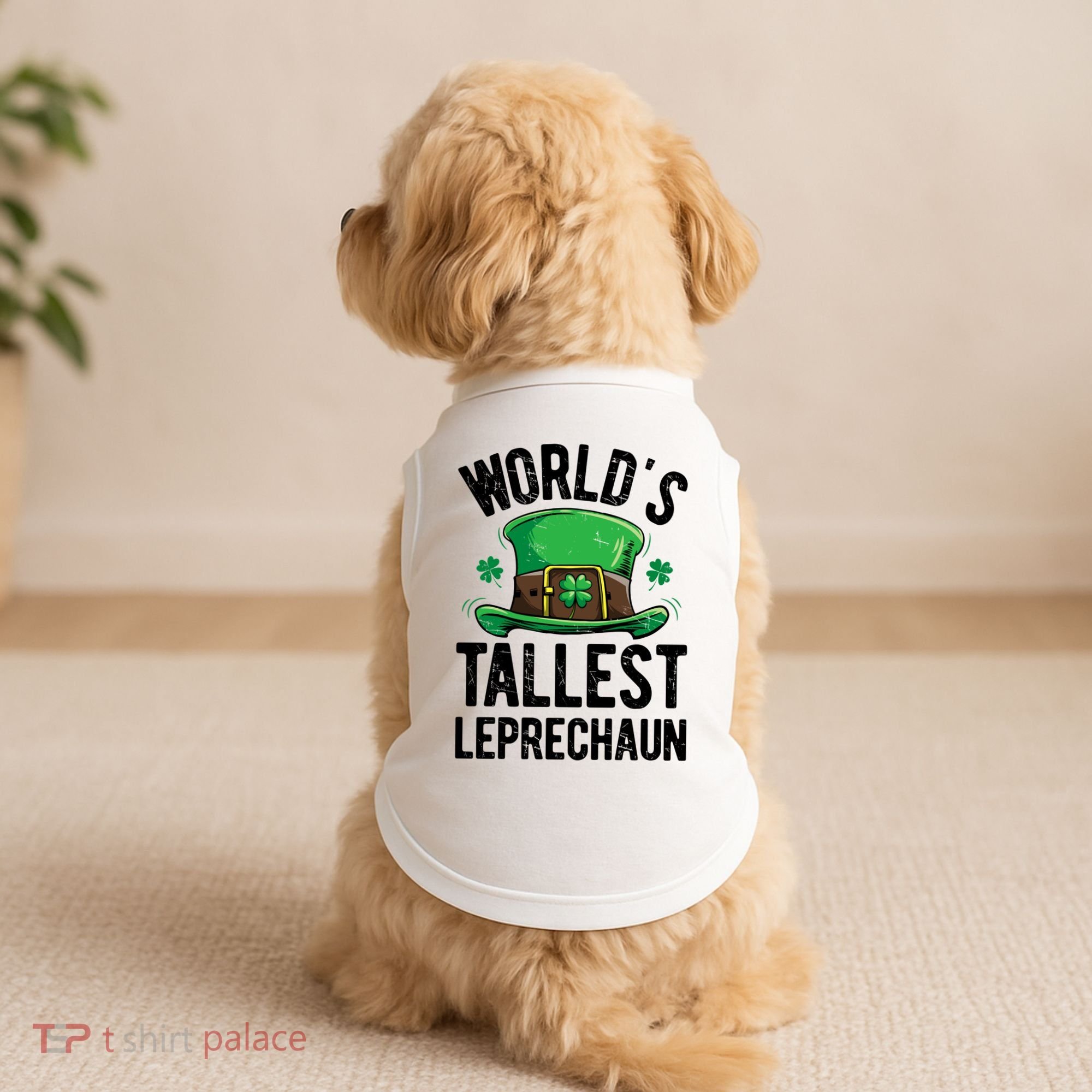 World's Tallest Leprechaun St Patricks Day Funny Gift Meaningful Gift Doggie Tank